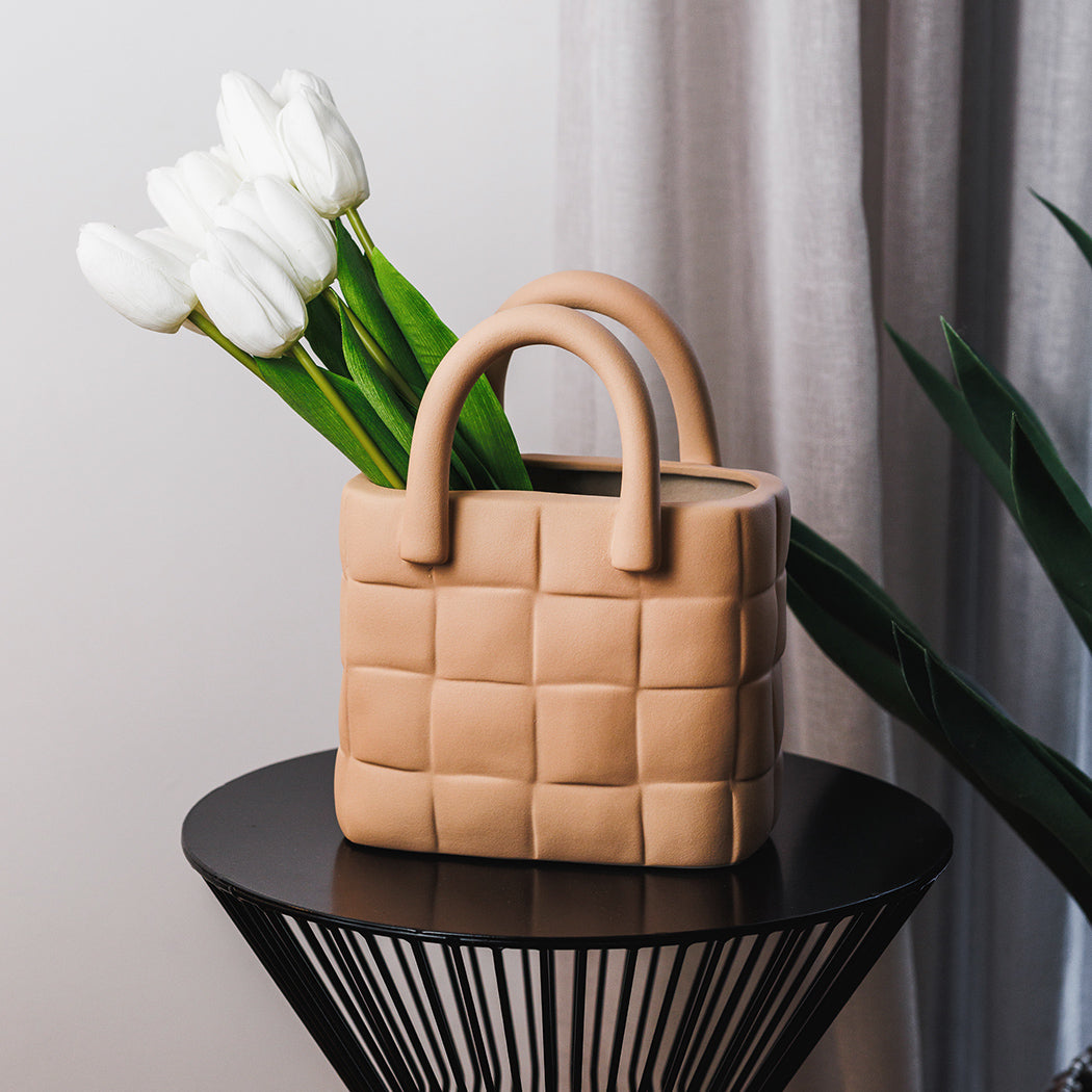 KOART| TULIPA1 Λευκή Τεχνητή Τουλίπα Real Touch 47.5 εκ. 1τμχ.