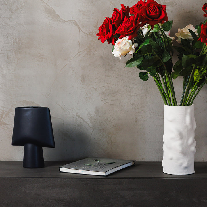 KOART | Astro Black Ceramic Vase 16X26.5 CM