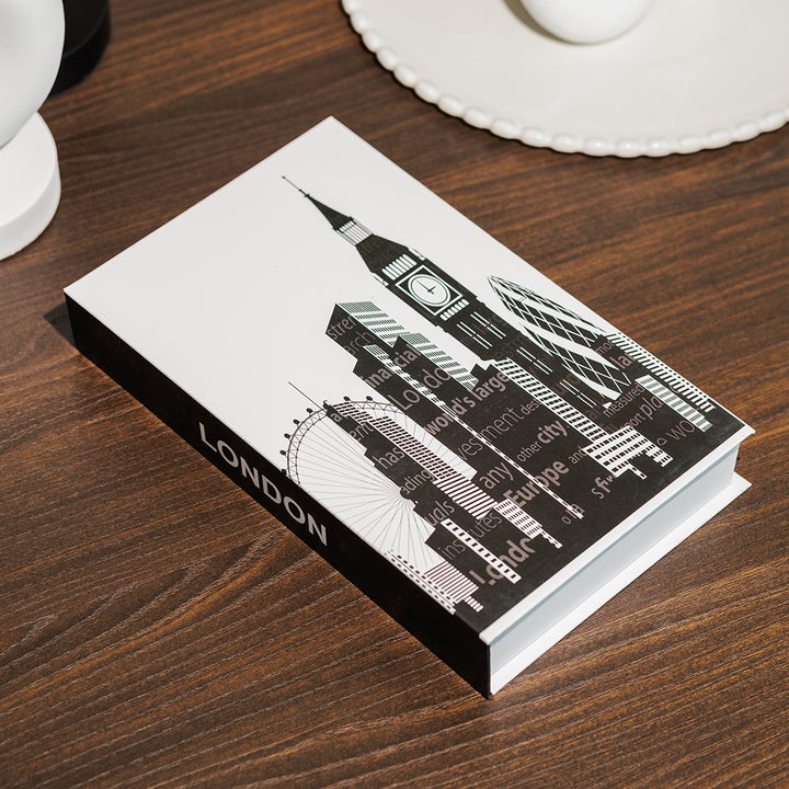 KOART| London Διακοσμητικό Βιβλίο/Κουτί με χώρο αποθήκευσης