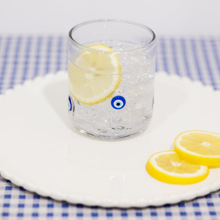 KOART| AZURA Σετ 4 Γυάλινα Ποτήρια 420ml