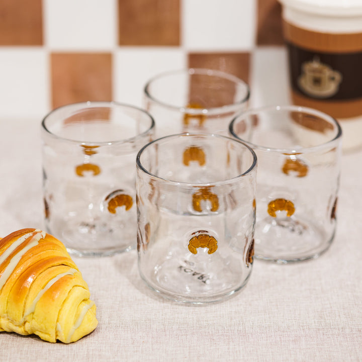 KOART| CROISSANT Σετ 4 Γυάλινα Ποτήρια 420ml