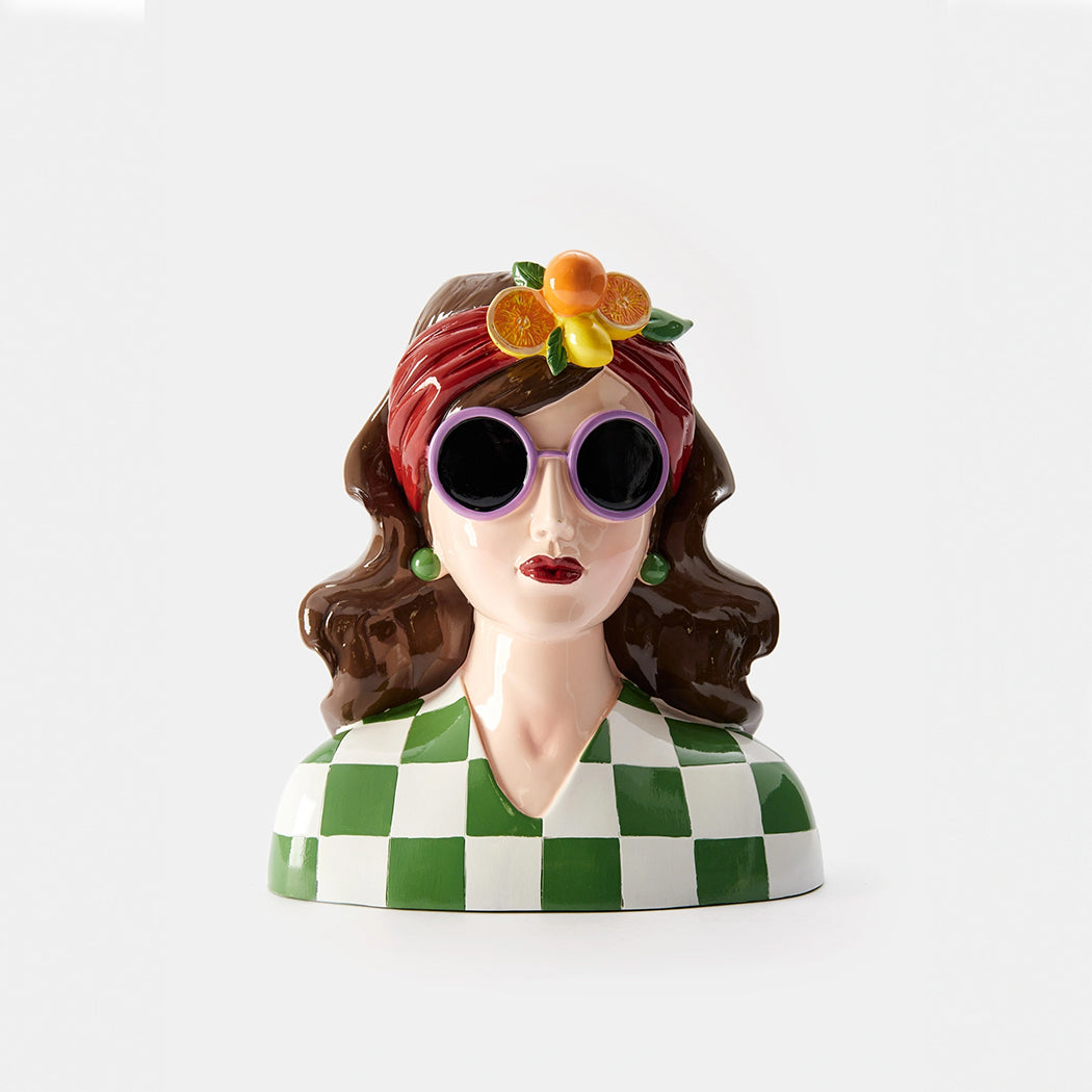 KOART|1.KAL-5286 Κεραμικό Διακοσμητικό Βάζο Fashion Lady 27X17X29 cm