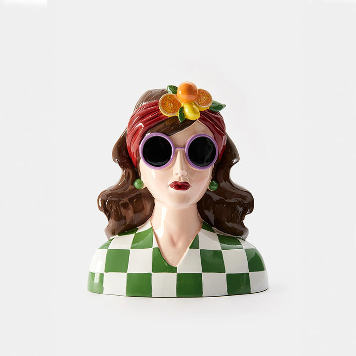 KOART|1.KAL-5286 Κεραμικό Διακοσμητικό Βάζο Fashion Lady 27X17X29 cm