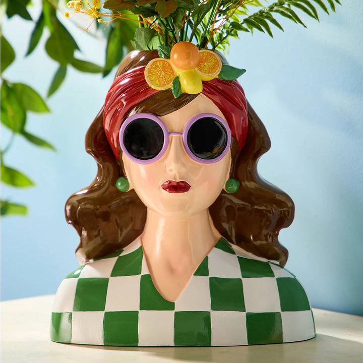 KOART|1.KAL-5286 Κεραμικό Διακοσμητικό Βάζο Fashion Lady 27X17X29 cm