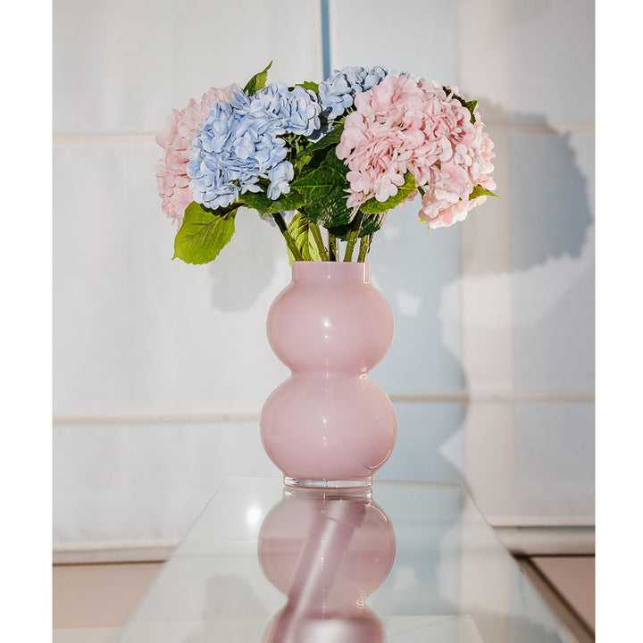 KOART| Amaya Ροζ Γυάλινο Ανθοδοχείο 28 cm