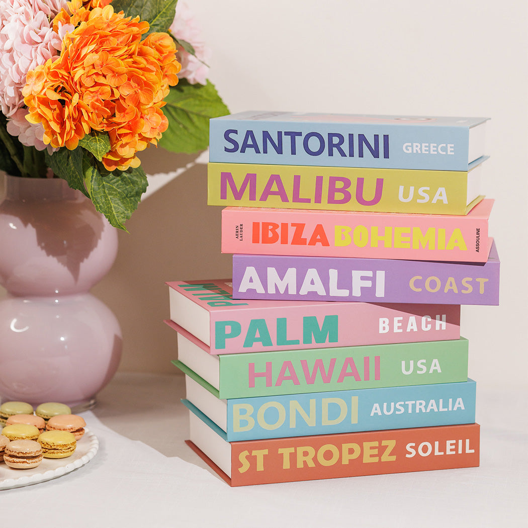 KOART| Santorini Διακοσμητικό Βιβλίο/Κουτί με χώρο αποθήκευσης