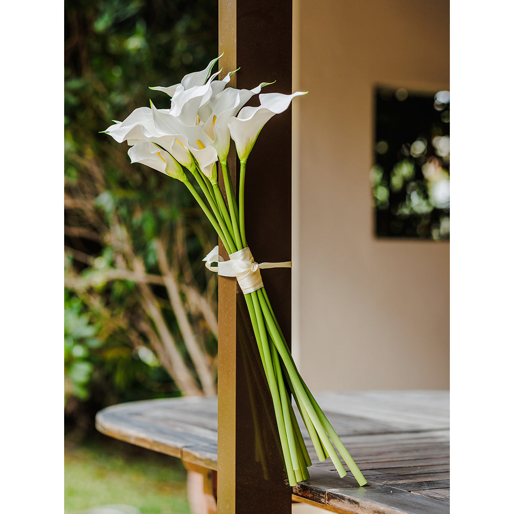 KOART| Krinos Λευκό Τεχνητό Λουλούδι  Real Touch  64.5 cm 1τμχ.