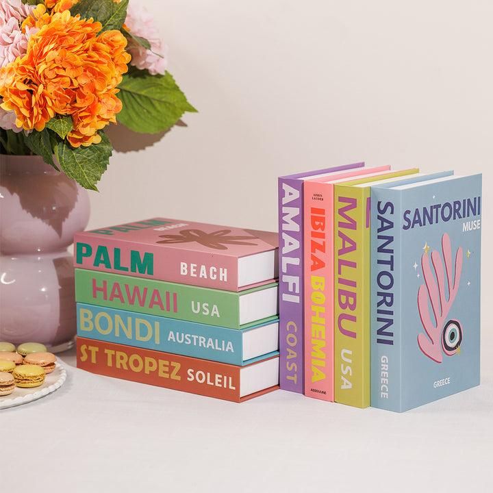 KOART| Santorini Διακοσμητικό Βιβλίο/Κουτί με χώρο αποθήκευσης