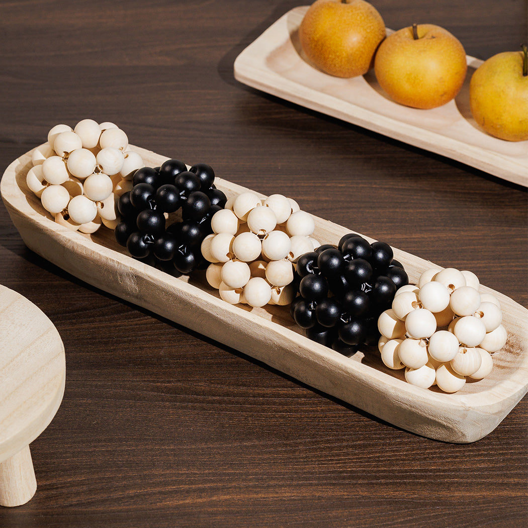 KOART| Moka Ξύλινη Διακοσμητική Μπάλα Μπεζ Χρώμα  εκ.