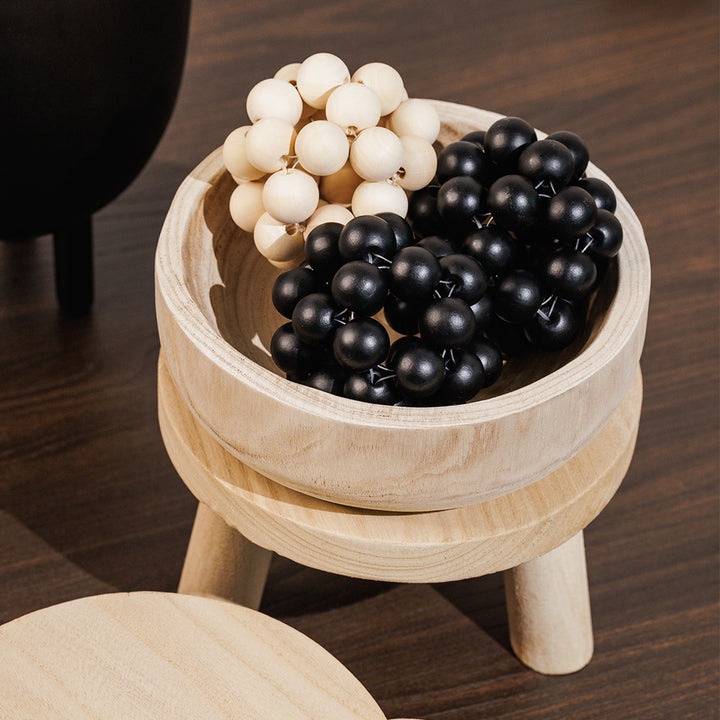 KOART| Moka Ξύλινη Διακοσμητική Μπάλα Μπεζ Χρώμα  εκ.