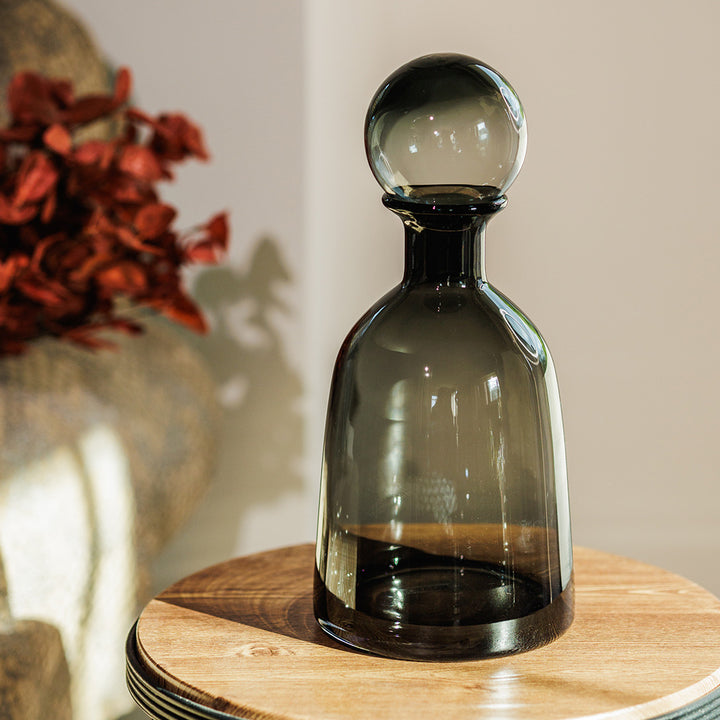 KOART| Rina Γκρι Γυάλινο Διακοσμητικό 32 c/m