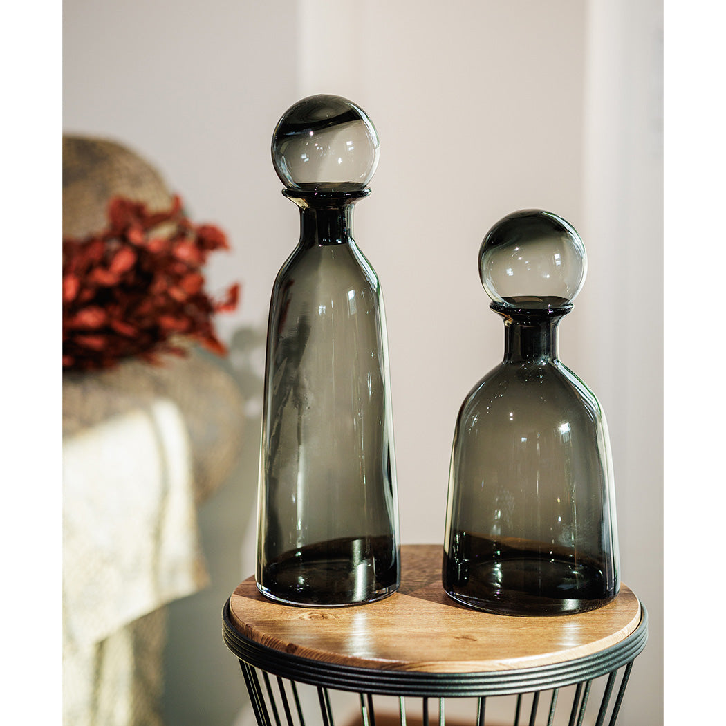 KOART| Kari Γκρι Γυάλινο Διακοσμητικό  42 c/m