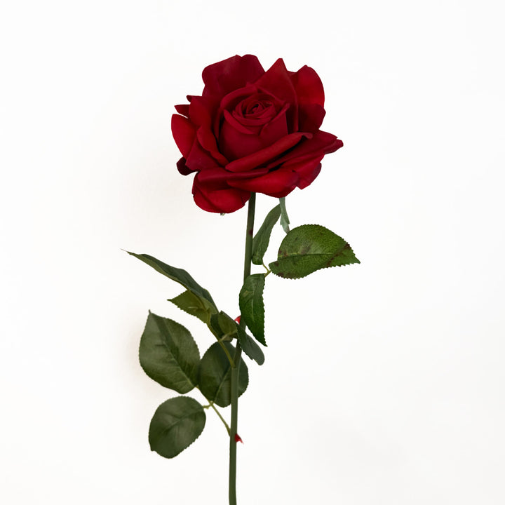 KOART| ROSE1 Κόκκινο Τεχνητό Τριαντάφυλλο Real Touch 78εκ. 1τμχ.